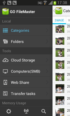 Screenshot of the application GO FileMaster - #2