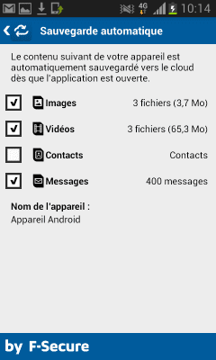 Screenshot of the application Tango go.box - #4