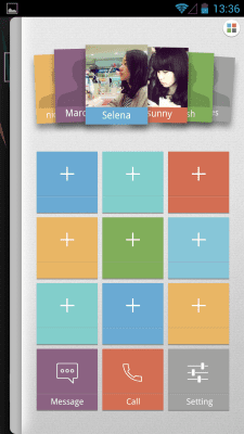 Screenshot of the application SlideHome - MyFavs - #2