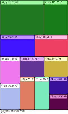 Screenshot of the application Grid Size Free File Manager - #1