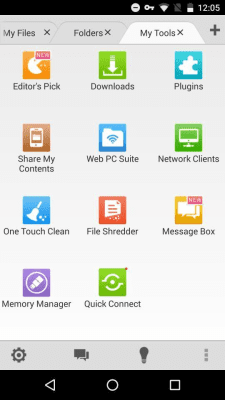 Screenshot of the application File Expert HD with Clouds - #3