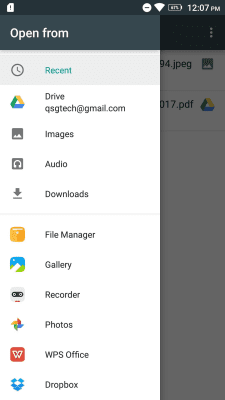 Screenshot of the application ProntoShare - #2