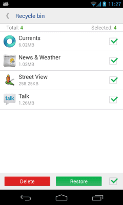Screenshot of the application System app uninstaller - #3