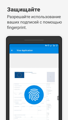 Screenshot of the application SignEasy - #4