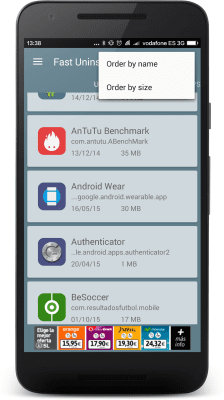 Screenshot of the application Fast Uninstall Apps - #2