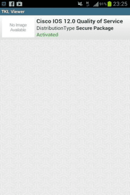 Screenshot of the application Cisco TKLViewer - #2