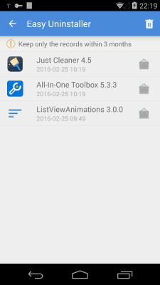 Screenshot of the application Easy Uninstaller - #3