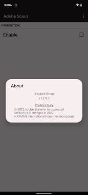 Screenshot of the application Adobe Scout - #4