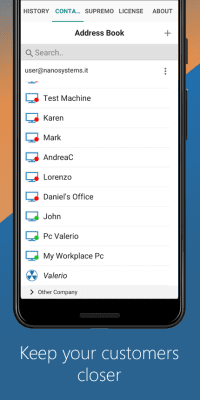 Screenshot of the application Supremo Remote Desktop - #2