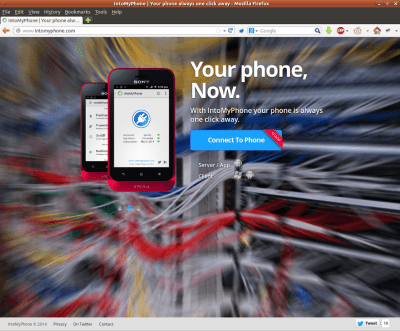 Screenshot of the application IntoMyPhone Client - #3