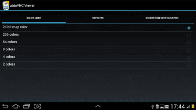 Screenshot of the application AbtoVNC Viewer - #2