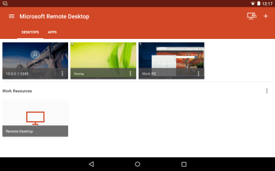 Screenshot of the application Microsoft Remote Desktop 8 - #6