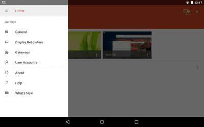 Screenshot of the application Microsoft Remote Desktop 8 - #10