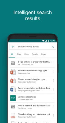 Screenshot of the application Microsoft SharePoint - #3