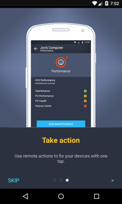 Screenshot of the application AVG Zen - #3