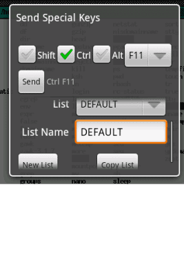 Screenshot of the application VNC Viewer for Android - #2