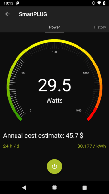Screenshot of the application AwoX Smart CONTROL - #7
