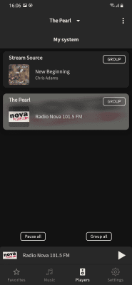 Screenshot of the application Cabasse StreamCONTROL - #4