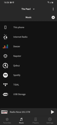 Screenshot of the application Cabasse StreamCONTROL - #5
