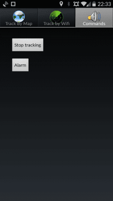 Screenshot of the application Tracker for AndroidLost BETA - #3