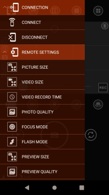 Screenshot of the application Camera Remote - #6