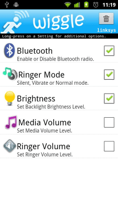 Screenshot of the application Wiggle Lite - #2