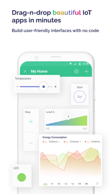 Screenshot of the application Blynk - #3