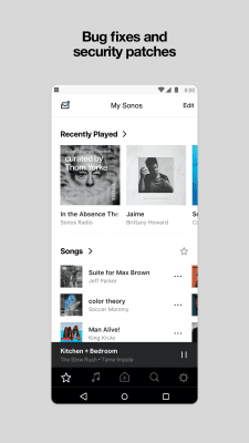 Screenshot of the application Sonos S1 Controller for Android - #4