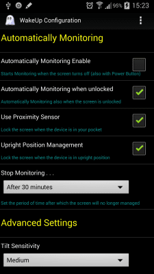 Screenshot of the application WakeUp - #6