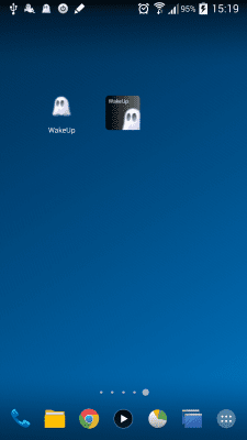 Screenshot of the application WakeUp - #7