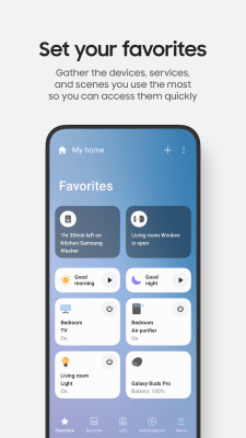 Screenshot of the application SmartThings (Samsung Connect) - #2