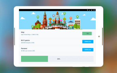 Screenshot of the application WiFi Moscow: an offline WiFi map - #5