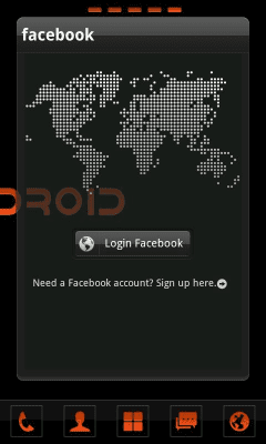 Screenshot of the application Clear Orange Theme GO Launcher - #7