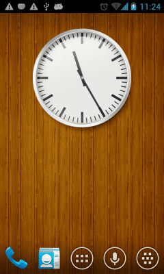 Screenshot of the application Wall clock UCCW skin - #2