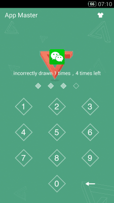 Screenshot of the application AppLock Theme - Spatial - #2