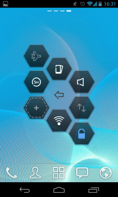 Screenshot of the application Matrix Toucher Theme GO - #2