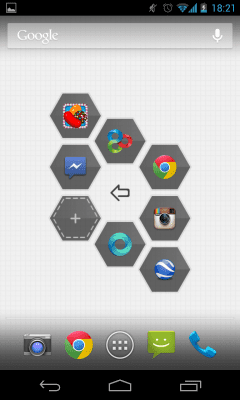 Screenshot of the application Matrix Toucher Theme GO - #7