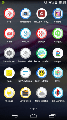 Screenshot of the application Spectrum - Inspire theme - #2