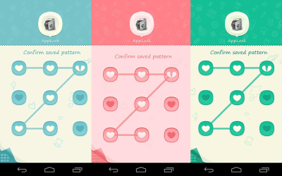 Screenshot of the application AppLock Theme Green - #4
