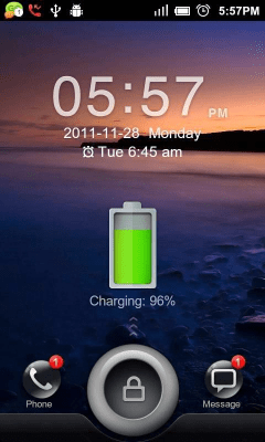 Screenshot of the application GO Locker Sense Theme - #4
