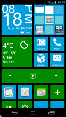 Screenshot of the application WP Toucher Theme - #2