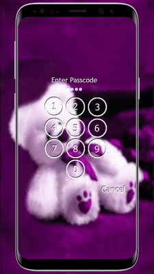 Screenshot of the application Teddy Bear Lock Screen - #2