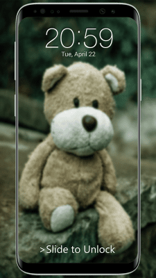 Screenshot of the application Teddy Bear Lock Screen - #5