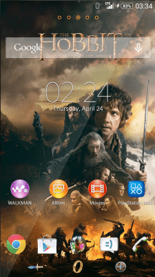 Screenshot of the application XPERIA The Hobbit Theme - #2