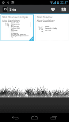 Screenshot of the application SiMi Shadow Multiple SCW Skin - #2