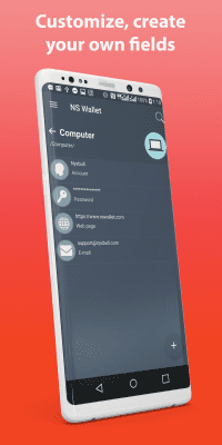 Screenshot of the application NS Wallet - #3