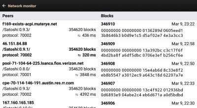 Screenshot of the application Bitcoin Wallet - #13