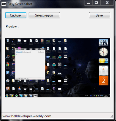 Screenshot of the application Easy Screenshot - #1