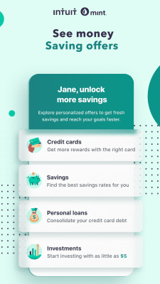 Screenshot of the application Mint: Budget, Bills, & Finance Tracker - #6