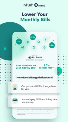 Screenshot of the application Mint: Budget, Bills, & Finance Tracker - #7